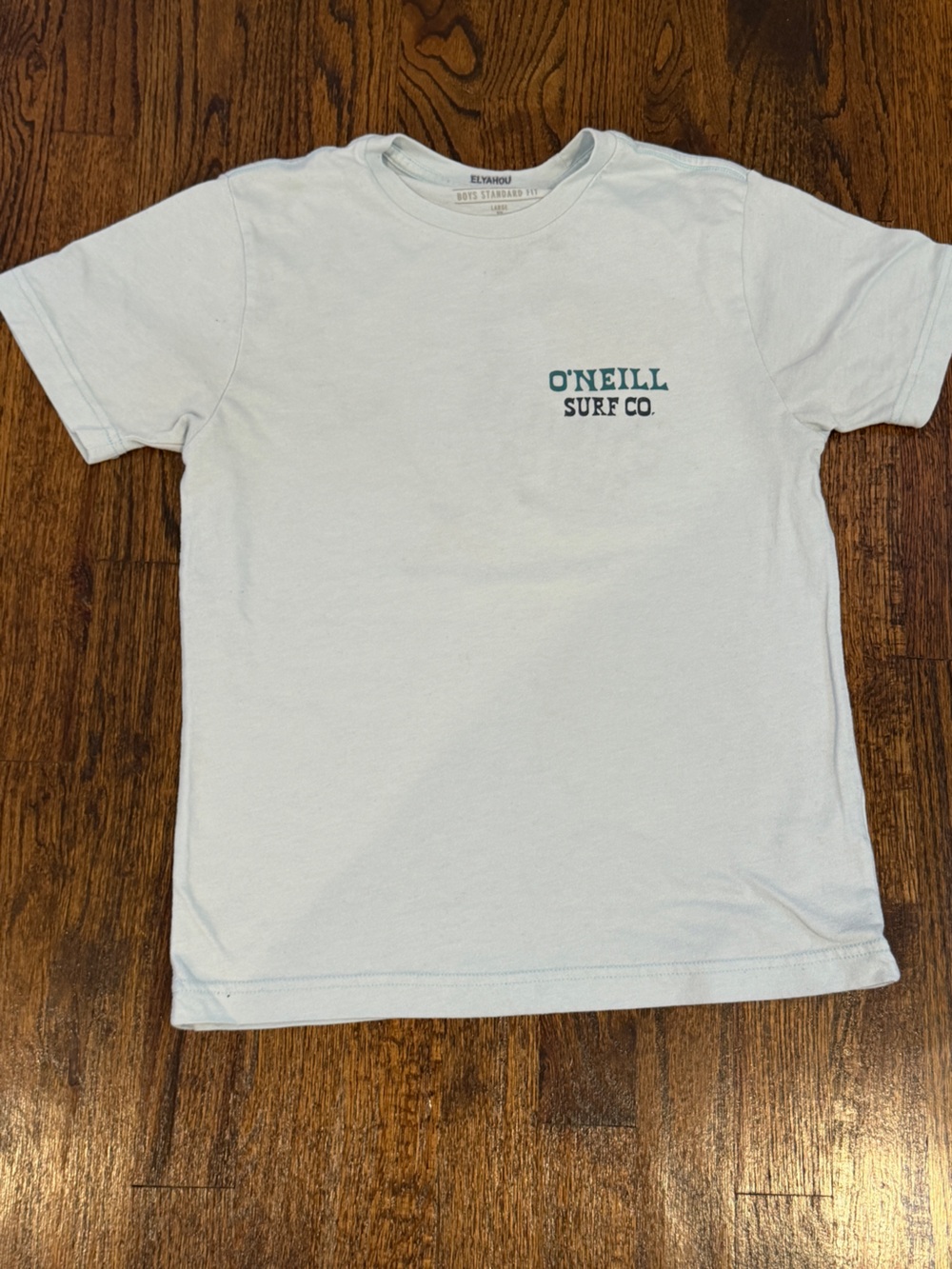O'Neill Short Sleeve Pelican Tee in light blue with Chest Logo size large